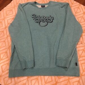 RARE Patagonia "Groovy Type" Crew Sweatshirt | Jeff Canham Art | Unisex